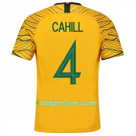 Billige Fotballdrakter Australia Cahill 4 VM 2018 Hjemmedraktsett
